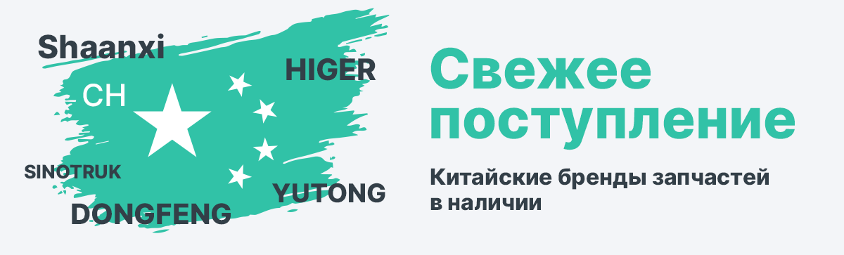 Китайские бренды запчастей в наличии